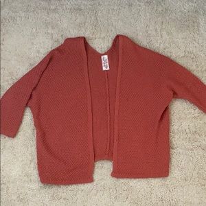 Boutique pink cardigan sweater